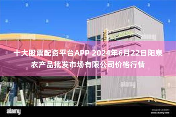 十大股票配资平台APP 2024年6月22日阳泉农产品批发市场有限公司价格行情